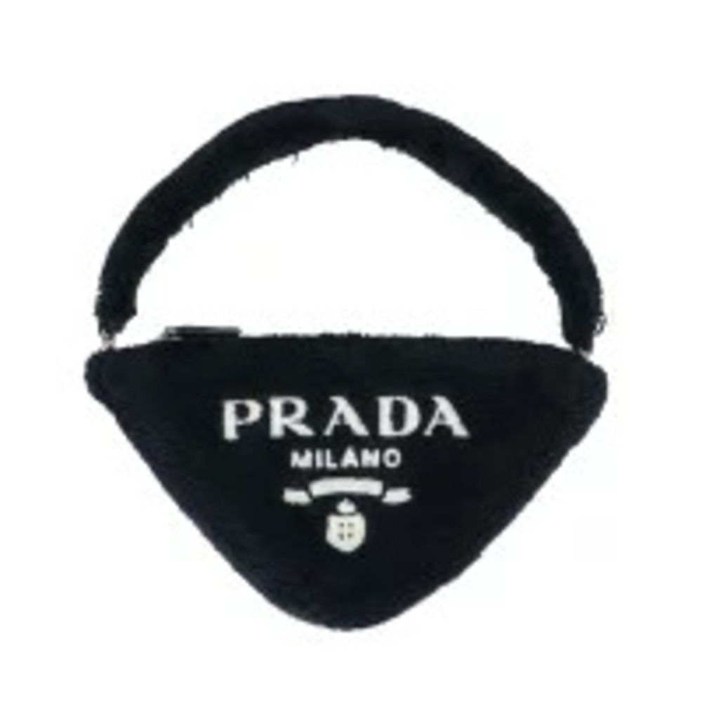PRADA Terrycloth Triangle Handbag AB